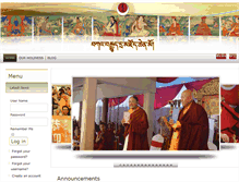 Tablet Screenshot of kagyupa.net